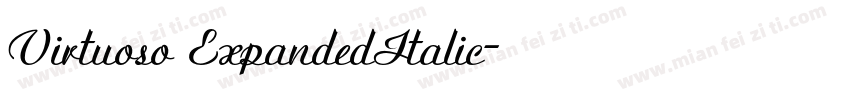 Virtuoso ExpandedItalic字体转换